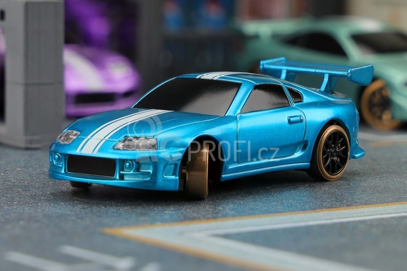 RC auto 1/76 C61 DRIFT RTR, modrá