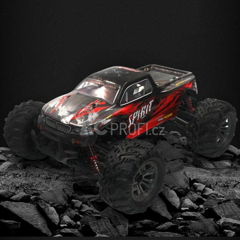 RC auto 9135X Spirit monster, červená