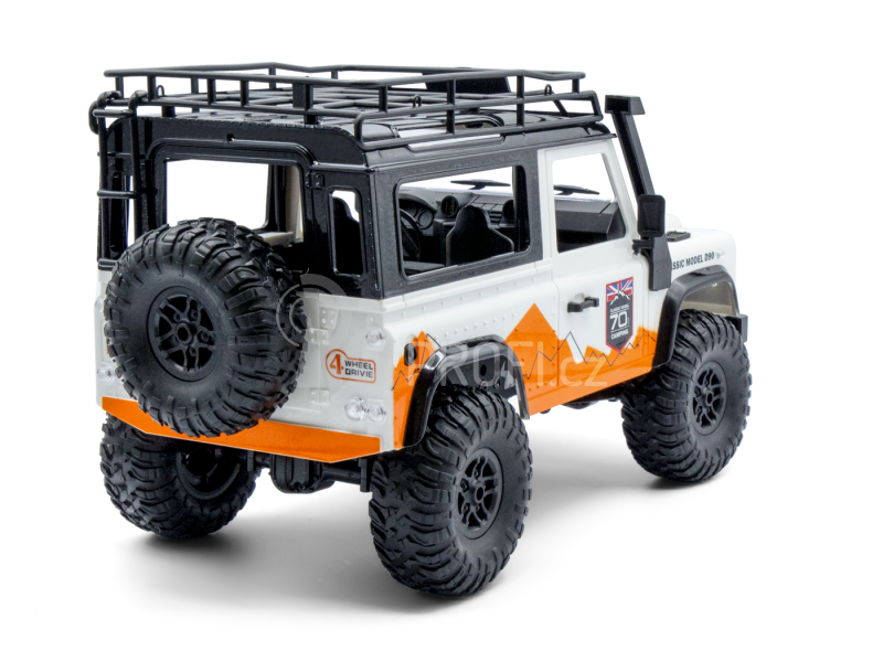 RC auto Land Rover Trail 1/12 RTR 4WD, bílá + náhradní baterie