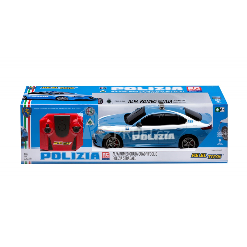RC auto Alfa Romeo Giulia Policie