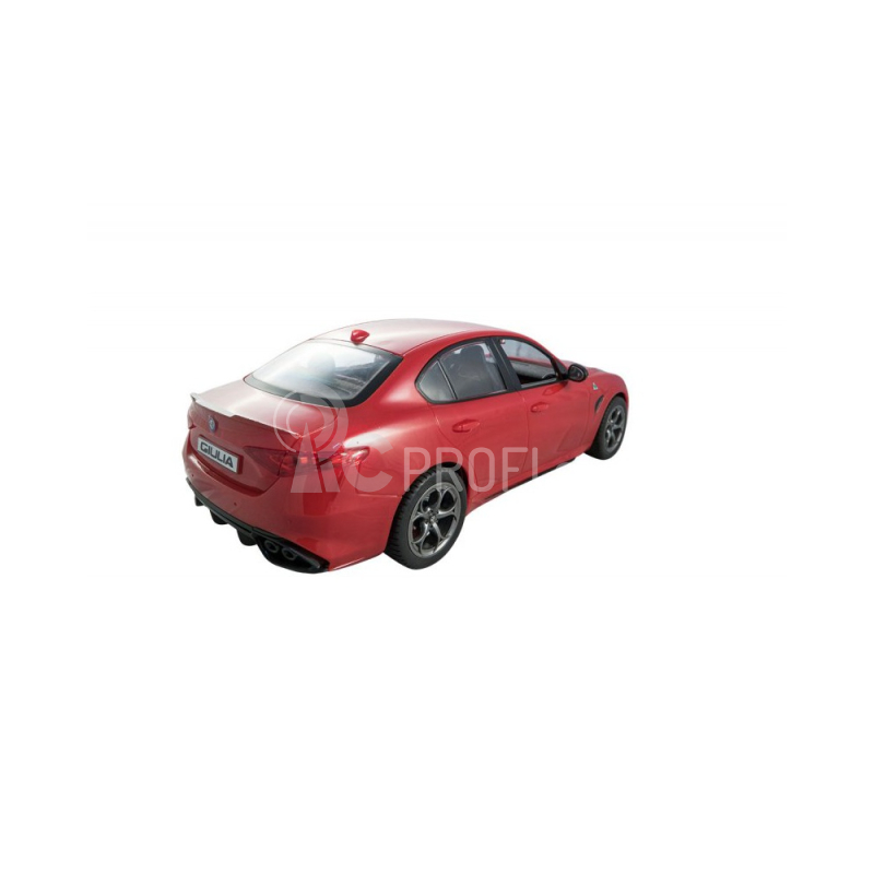 RC auto Alfa Romeo Giulia Quadrifoglio, červená