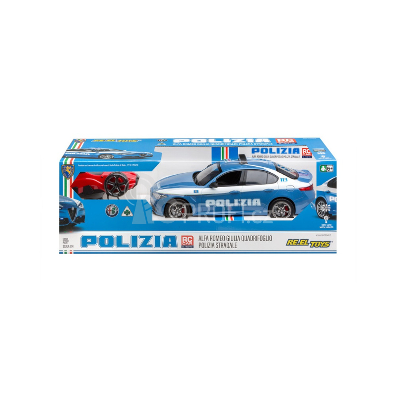 RC auto Alfa Romeo Giulia Quadrifoglio Policie