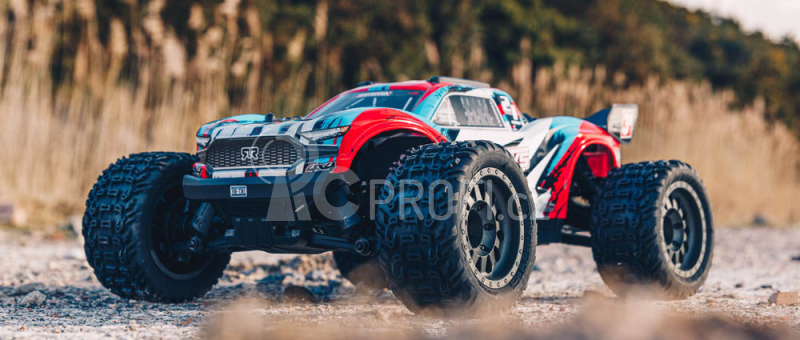 RC auto Arrma Vorteks 3S BLX 1:10 4WD RTR, červená