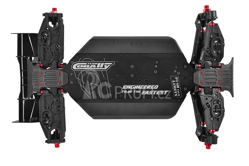 RC auto ASUGA XLR 6S - buggy 4WD - PRO Roller šasi, červená