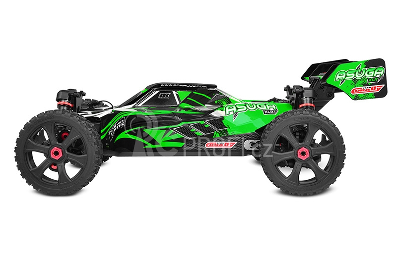 RC auto ASUGA XLR 6S - buggy 4WD - PRO Roller šasi, zelená