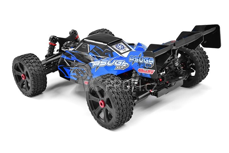 RC auto Asuga XLR 6S - buggy 4WD - RTR, modrá