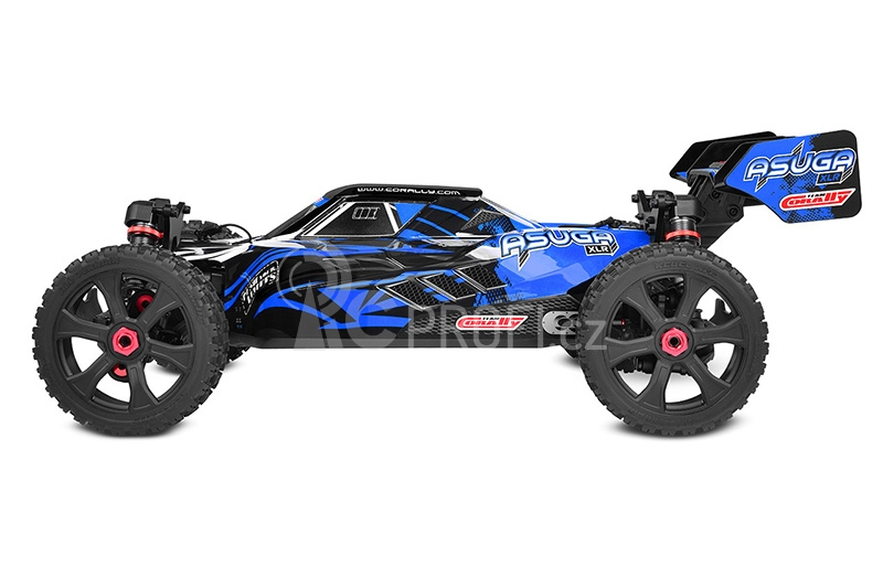 RC auto Asuga XLR 6S - buggy 4WD - RTR, modrá