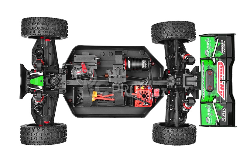 RC auto Asuga XLR 6S - buggy 4WD - RTR, zelená