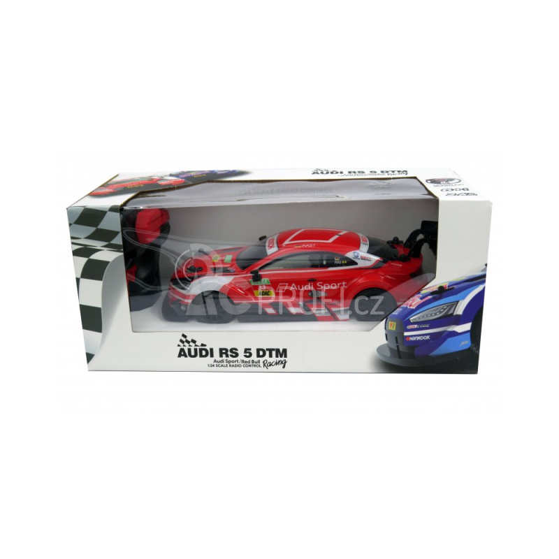 RC auto Audi RS 5 DTM, červená