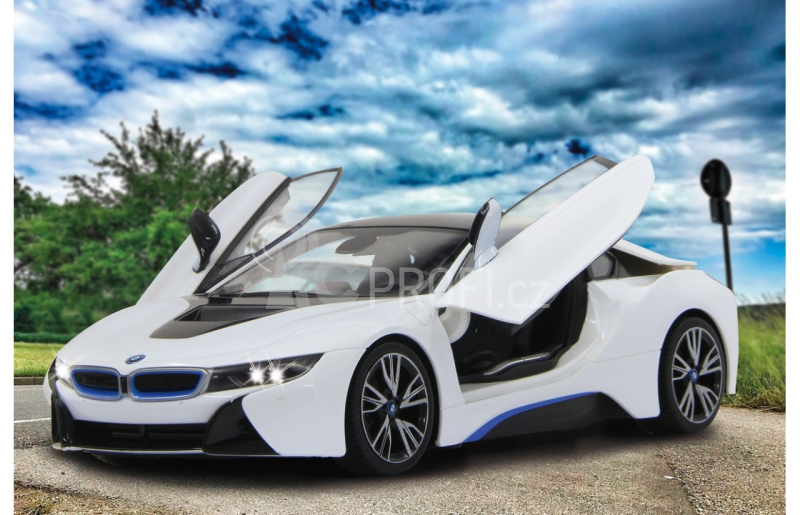 RC auto BMW i8, bílá