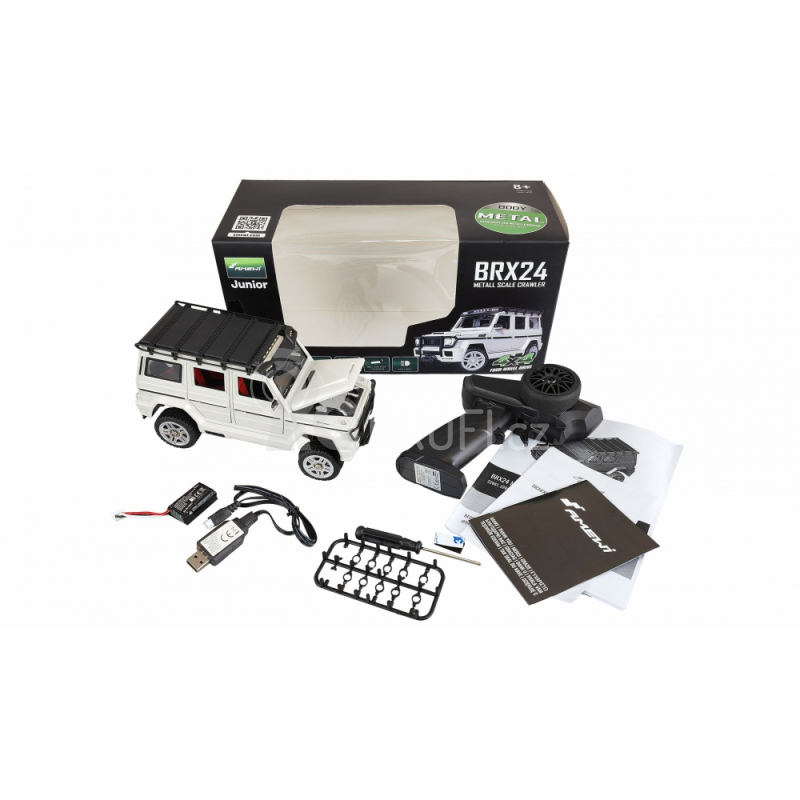 RC auto BRX24 Metal Scale Crawler 4WD, bílá