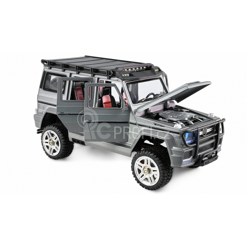 RC auto BRX24 Metal Scale Crawler 4WD, šedá