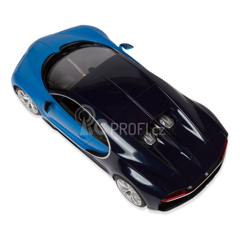 RC auto Bugatti Chiron, modrá