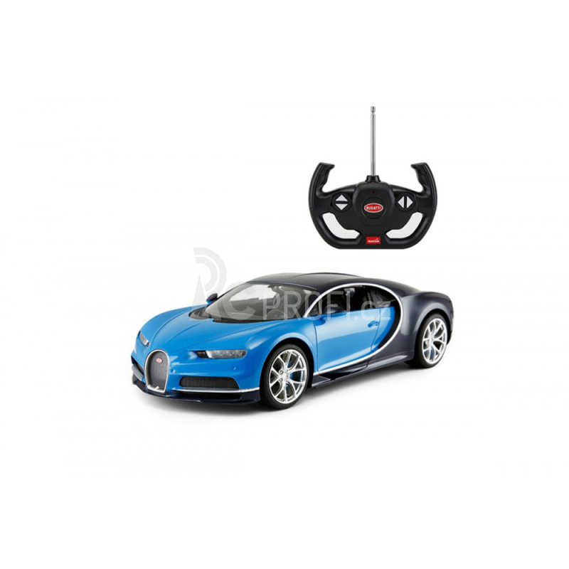 RC auto Bugatti Chiron, modrá