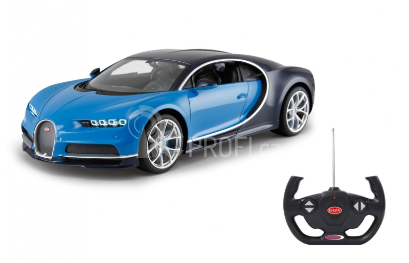 RC auto Bugatti Chiron, modrá