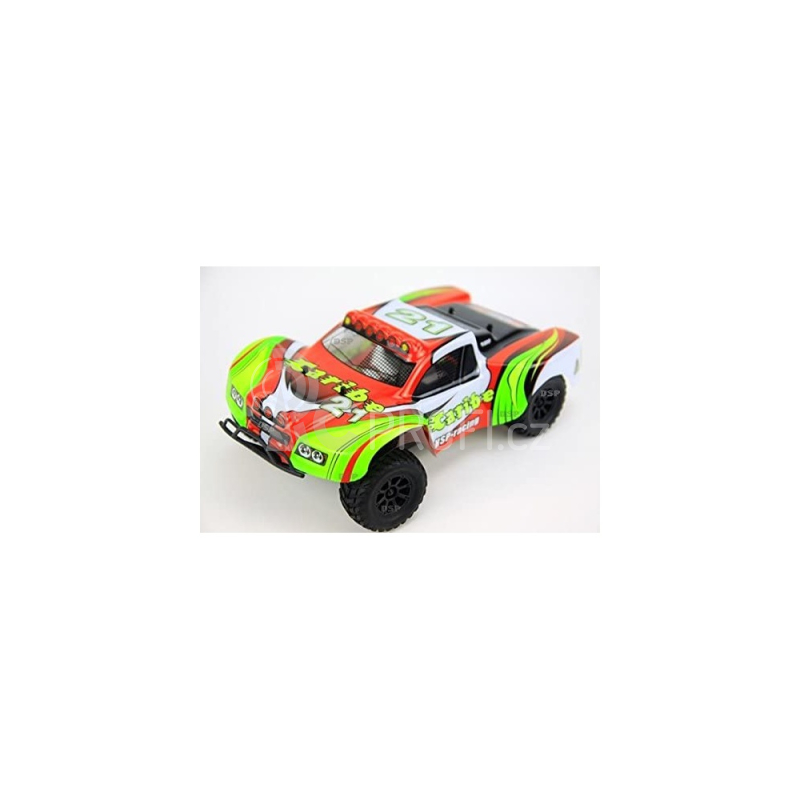 RC auto Caribe HSP racing, červená