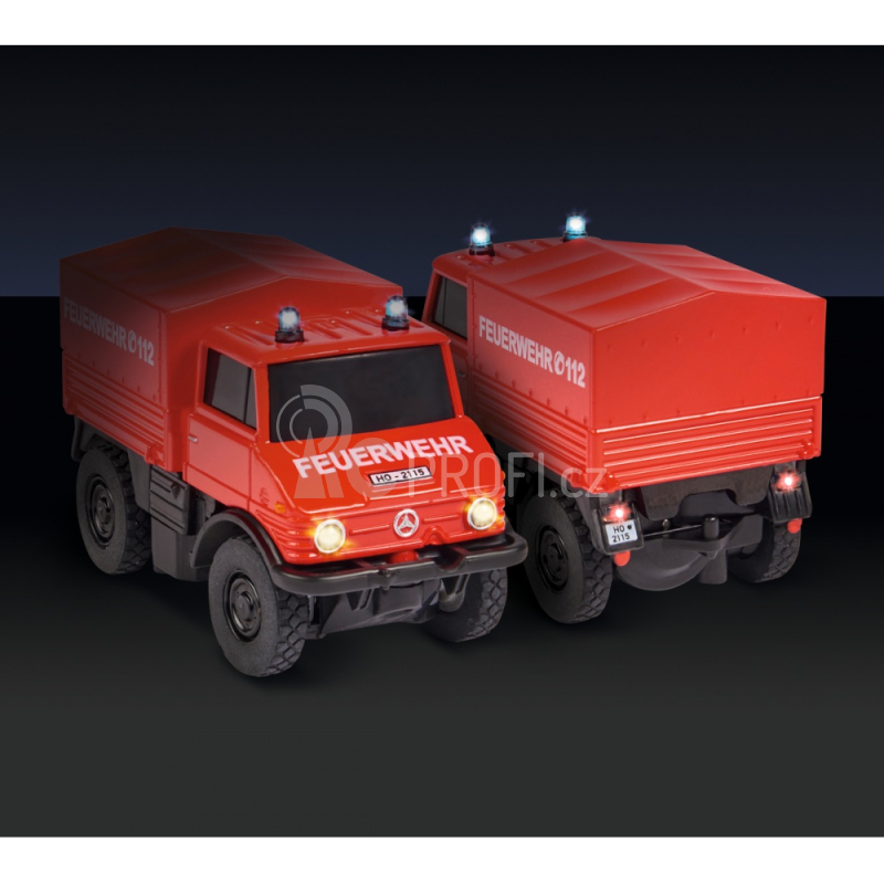 RC auto Carson 1:87 MB Unimog U406 Hasiči