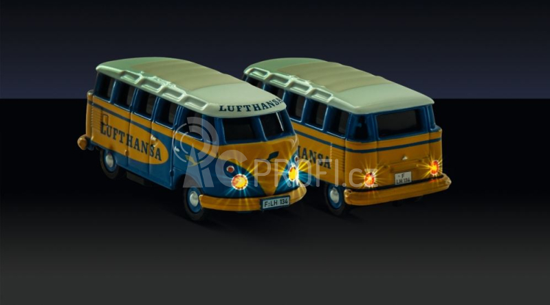 RC auto Carson VW T1 Samba Bus Lufthansa 1:87