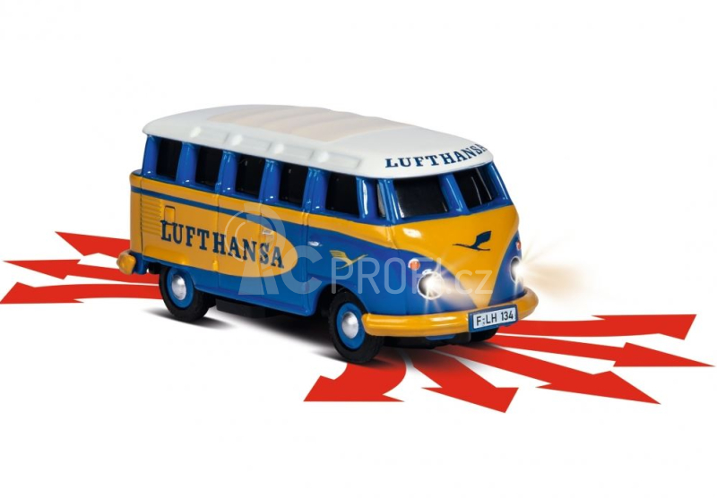 RC auto Carson VW T1 Samba Bus Lufthansa 1:87