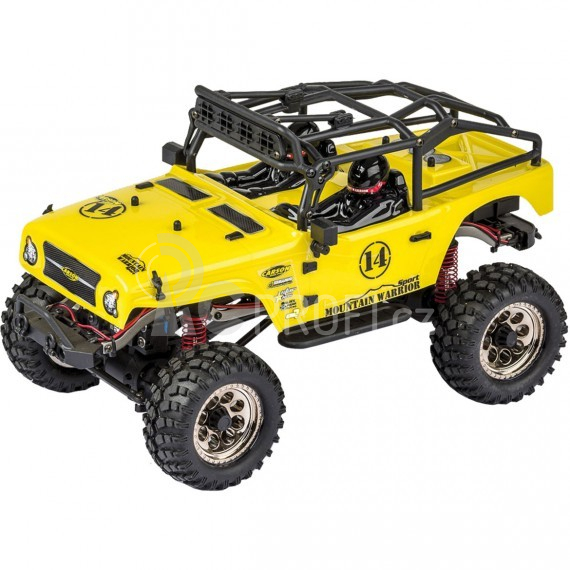 RC auto Crawler Mountain Warrior Sport, žlutá