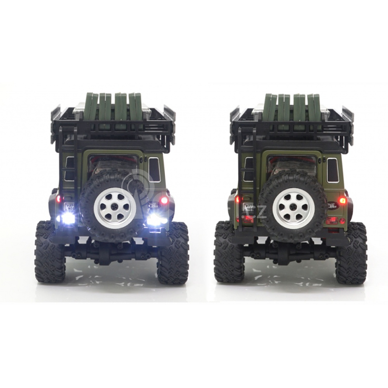 RC auto D90X28 Metall Scale Crawler, zelená