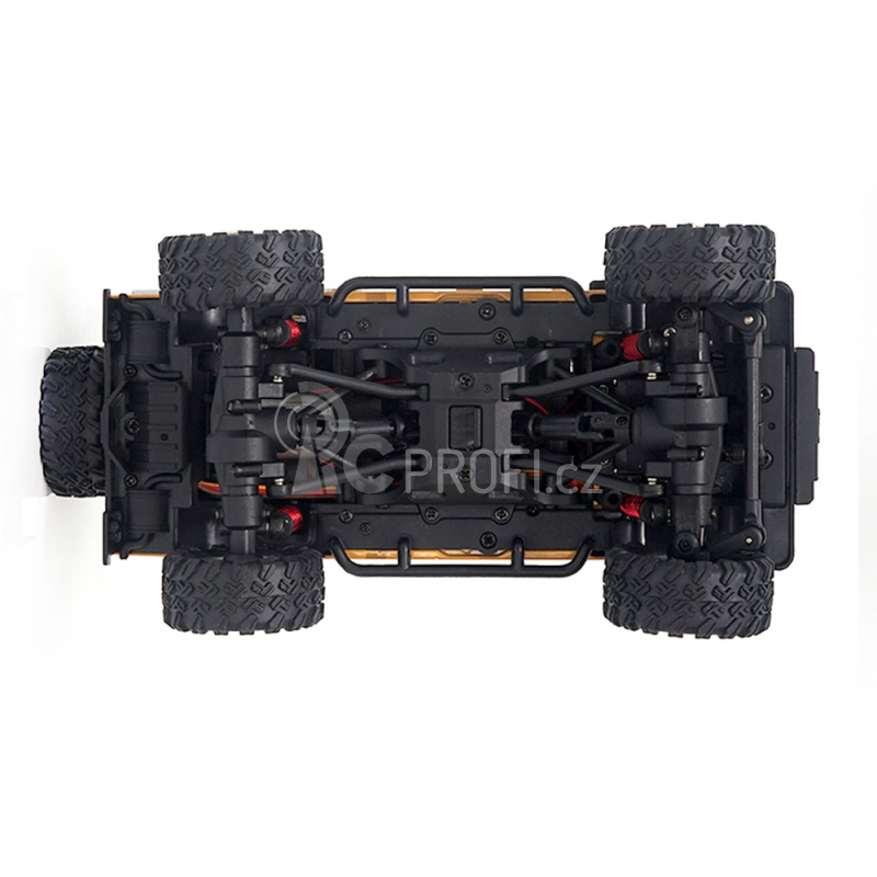 RC auto D90X28 Metall Scale Crawler, žlutá