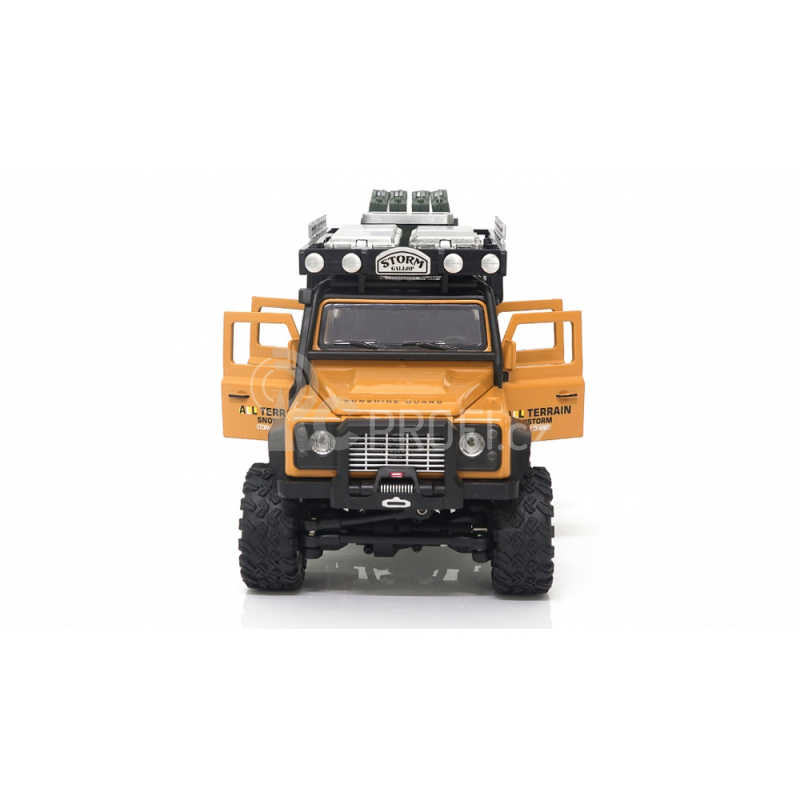 RC auto D90X28 Metall Scale Crawler, žlutá