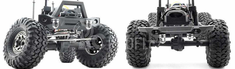 RC auto Defier V2 1/10 sada 2,4GHz, červená