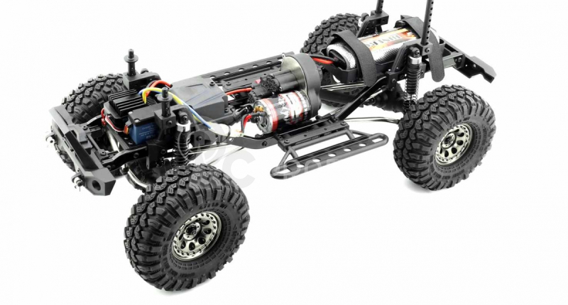 RC auto Defier V2 1/10 sada 2,4GHz, zelená