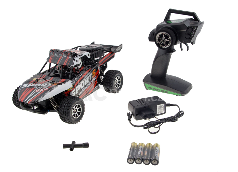 RC auto Desert Hopper 4x4 RTR 1:18, červená