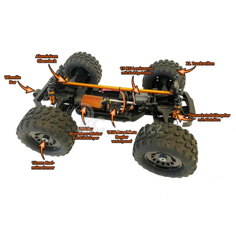 RC auto Destructor MT Truck