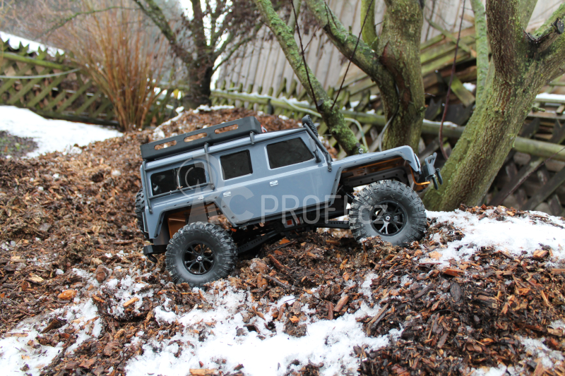 RC auto DF-4J Crawler XXL, světle šedá