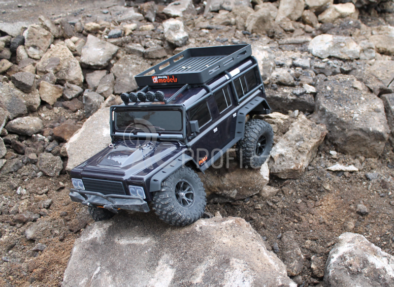 RC auto DF-4J Crawler XXL, tmavě šedá