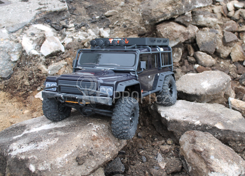 RC auto DF-4J Crawler XXL, tmavě šedá