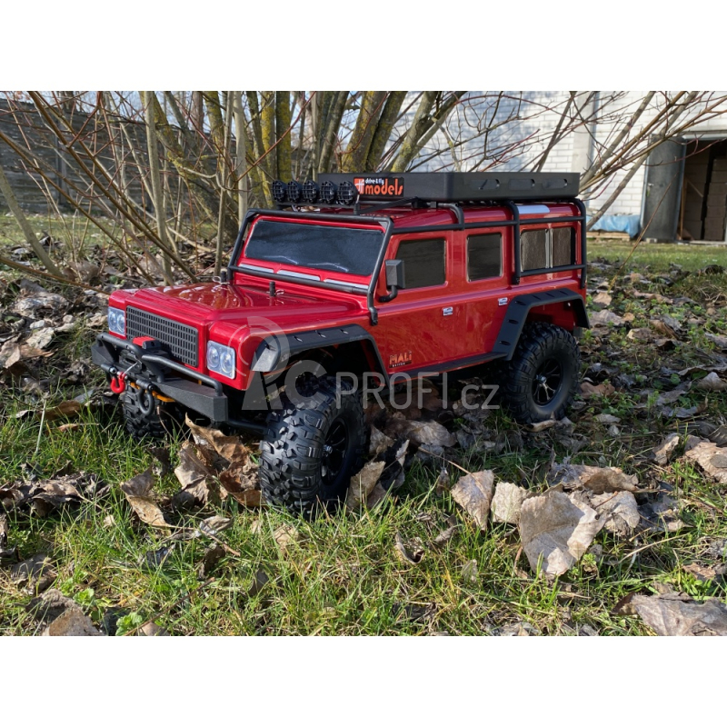 RC auto DF-4J XXL Crawler 2023, červená