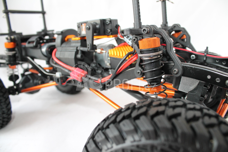 RC auto DF-4S Crawler XL 313mm Edition, oranžová