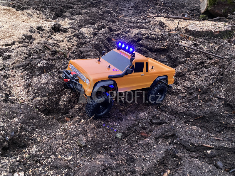 RC auto DF-4S Crawler XL 313mm Edition, oranžová