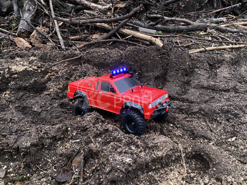 RC auto DF-4S Crawler XL 313mm Edition, červená