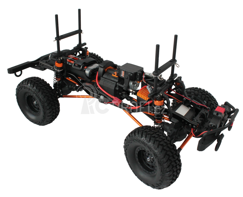 RC auto DF-4S Crawler XL 313mm Edition, červená