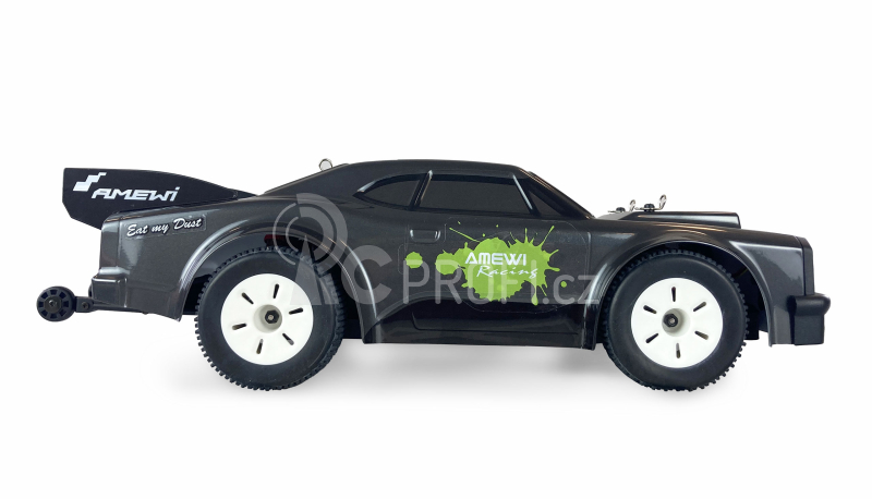 RC auto DR1.6 Drag Racer brushless, tmavě šedá