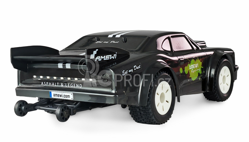 RC auto DR1.6 Drag Racer brushless, tmavě šedá