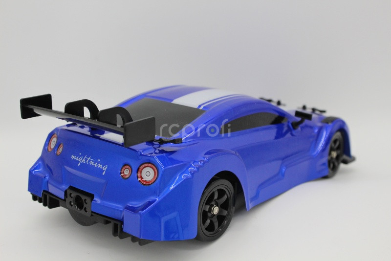 RC auto Drift Car s kouřem a LED, modrá