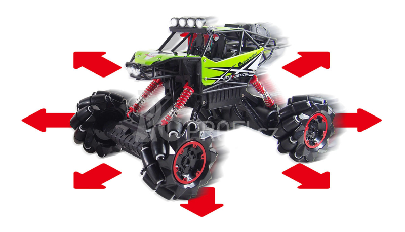 RC auto Drift Climbing King, zelená