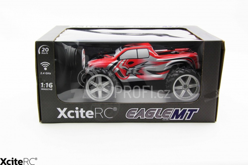 RC auto Eagle Monster Truck 2 WD RTR, červená