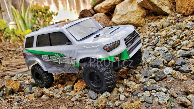 RC auto Element RC - Enduro 24 Trailrunner RTR s bílo/zelenou karoserií