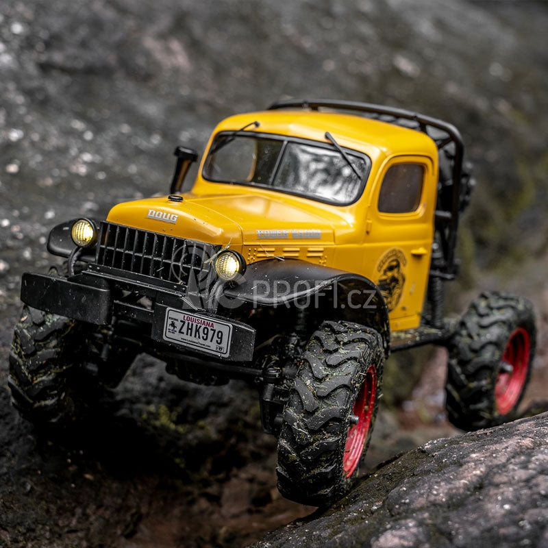 RC auto FCX24 Power Wagon 1/24, žlutá