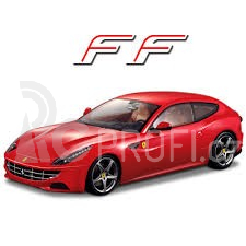 RC auto Ferrari FF Red On Road