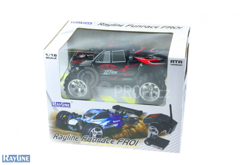 RC auto Funrace Monster Truck, červená