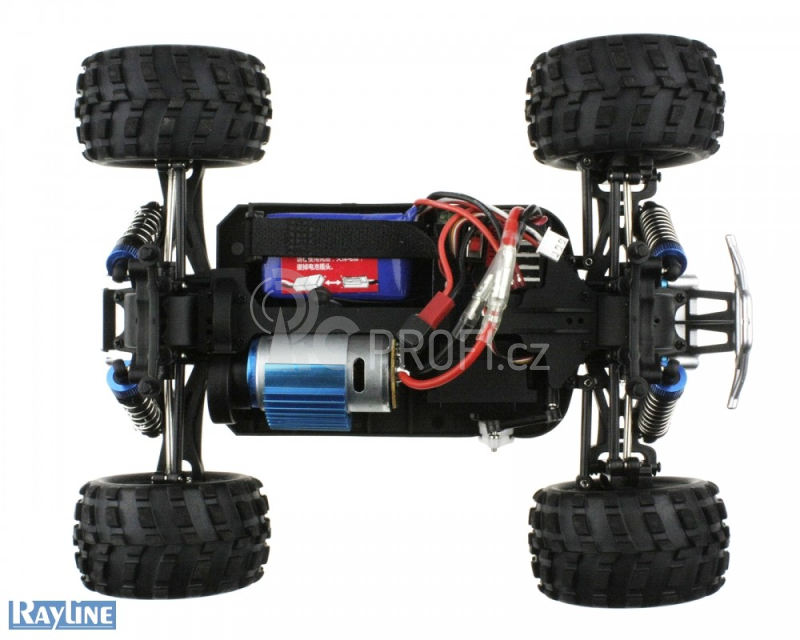 RC auto Funrace Monster Truck, červená