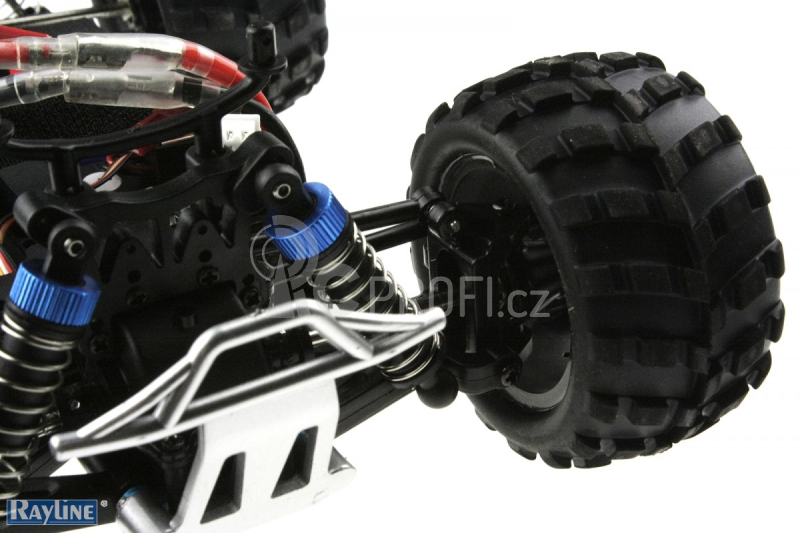 RC auto Funrace Monster Truck, červená